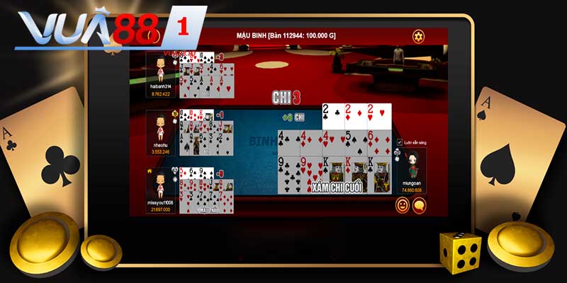 Các thuật ngữ thường gặp trong cách chơi bài mậu binh trực tuyến