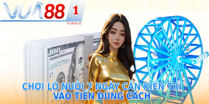 Chơi lô nuôi 7 ngày cần kiên trì, vào tiền đúng cách