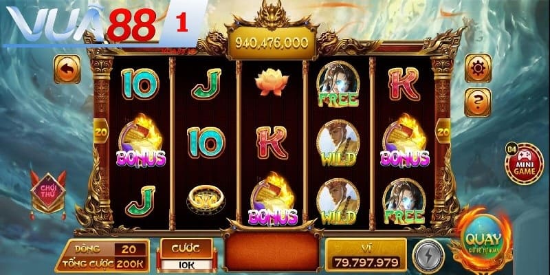 Slot game Tây Du Ký mang đến những giây phút thư giãn tuyệt vời