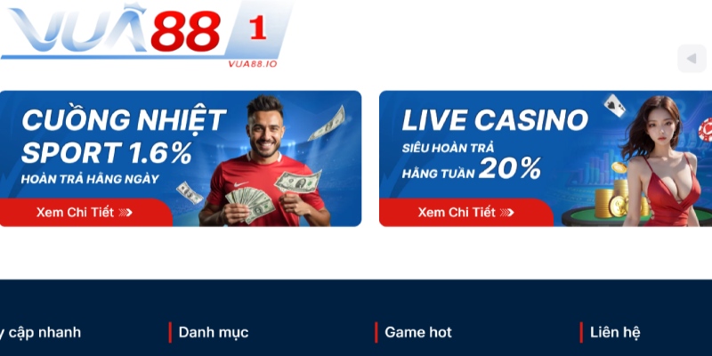 Truy cập mục khuyến mãi để nhận ưu đãi